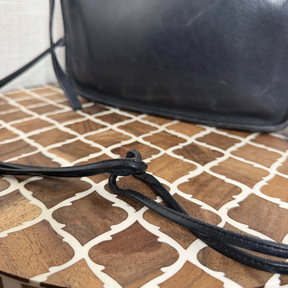 70s Vintage Coach Crossbody Purse Glove Tanned Leather Bag Bonnie Cashin NYC USA - Picture 6 of 13